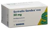 Sertralin Sandoz eco 50 mg, Filmtabletten
