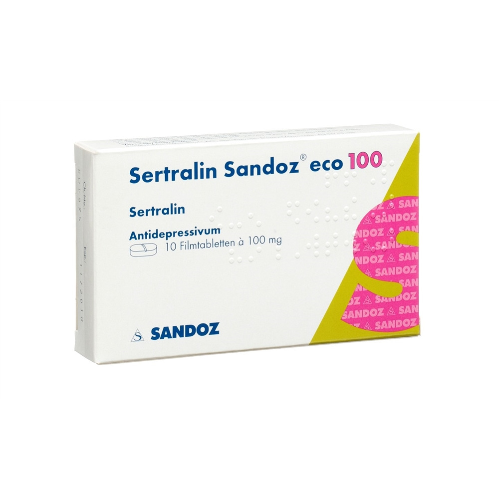 SERTRALINE Sandoz eco cpr pell 100 mg 10 pce