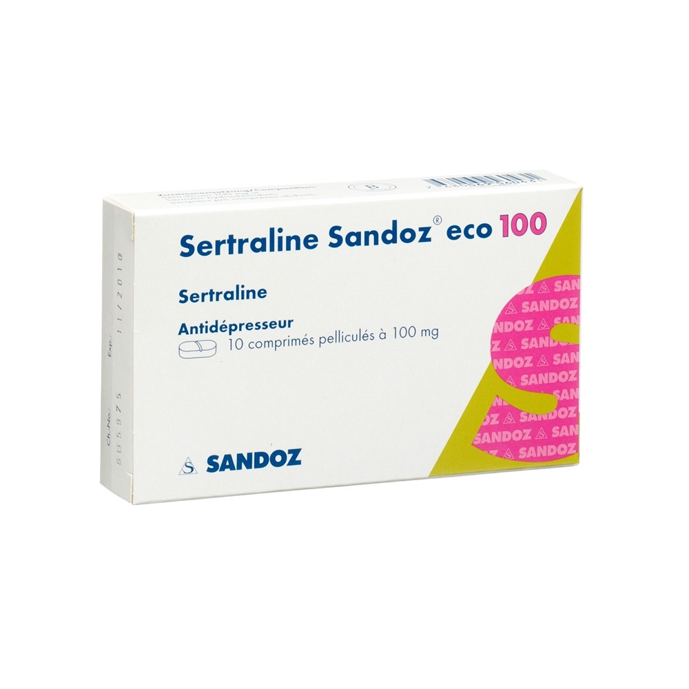 SERTRALINE Sandoz eco cpr pell 100 mg 10 pce