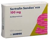 Sertralin Sandoz eco 100 mg, Filmtabletten