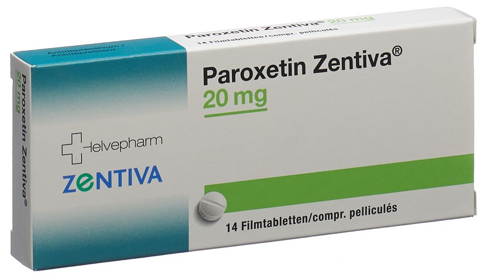 Paroxetin Zentiva, Filmtabletten