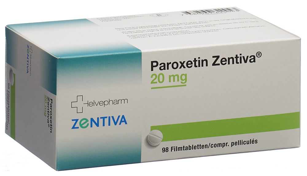 Paroxetin Zentiva, Filmtabletten