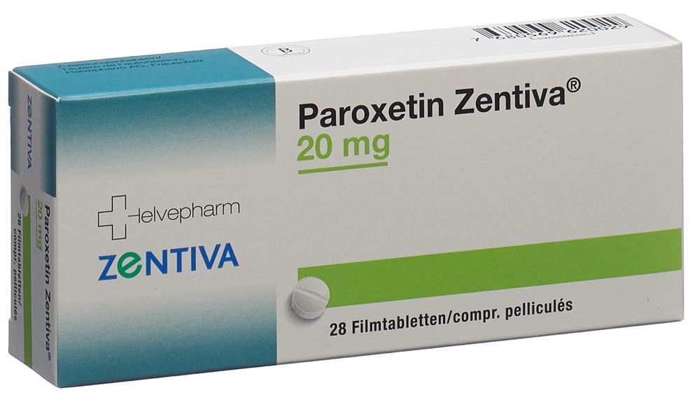 PAROXETIN Zentiva cpr pell 20 mg 28 pce