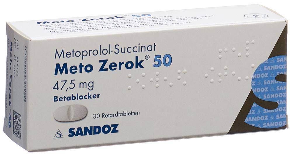 METO ZEROK cpr ret 50 mg 30 pce