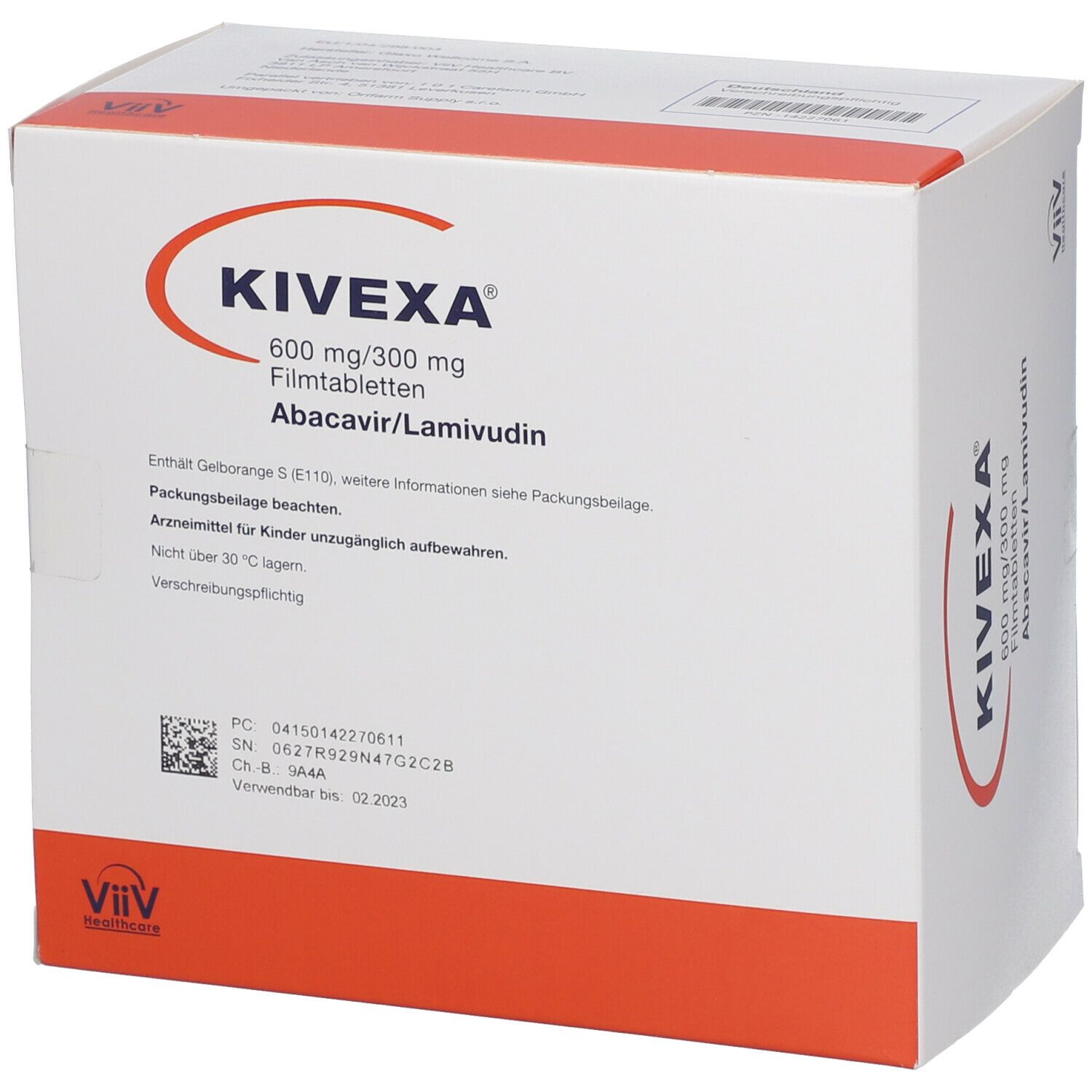 Kivexa, Filmtabletten