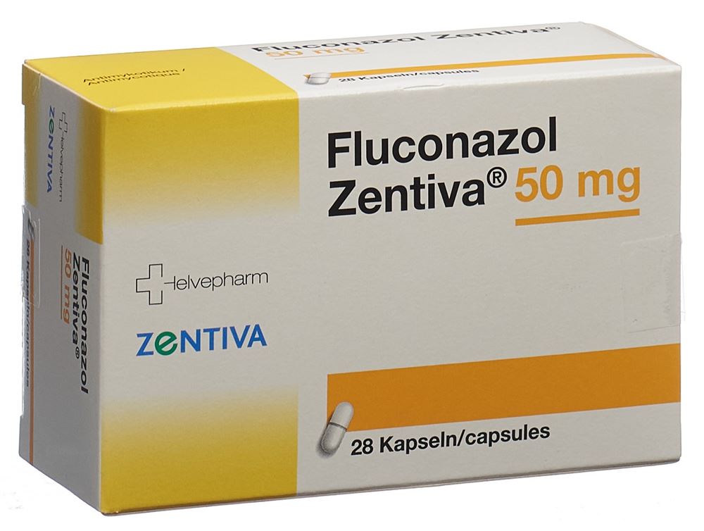 FLUCONAZOL Zentiva caps 50 mg 28 pce