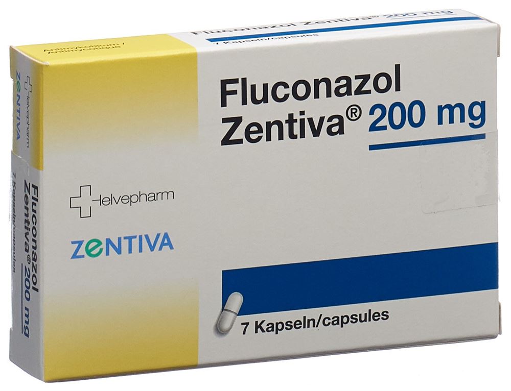 FLUCONAZOL Zentiva caps 200 mg 7 pce