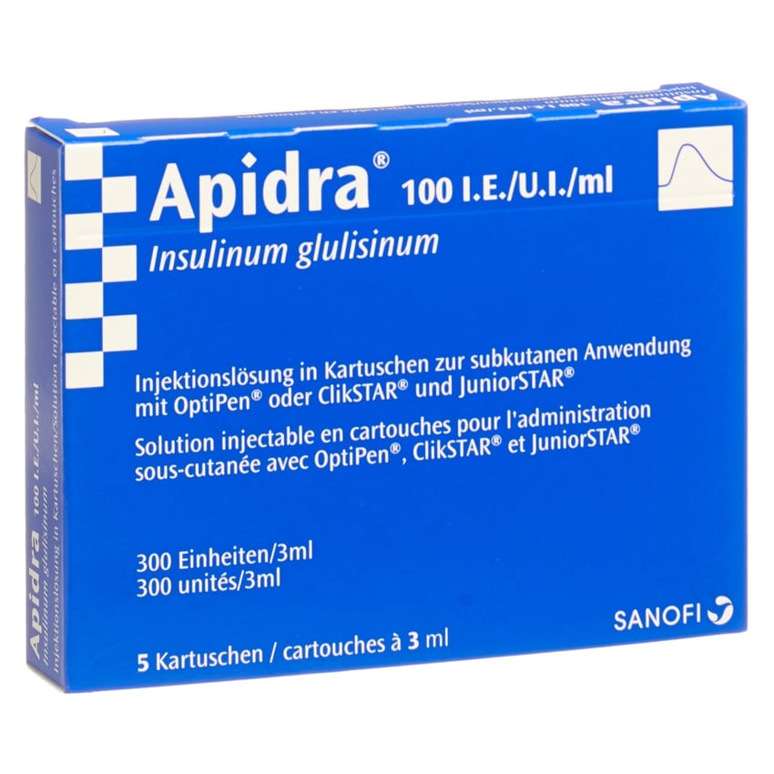 Apidra, solution injectable