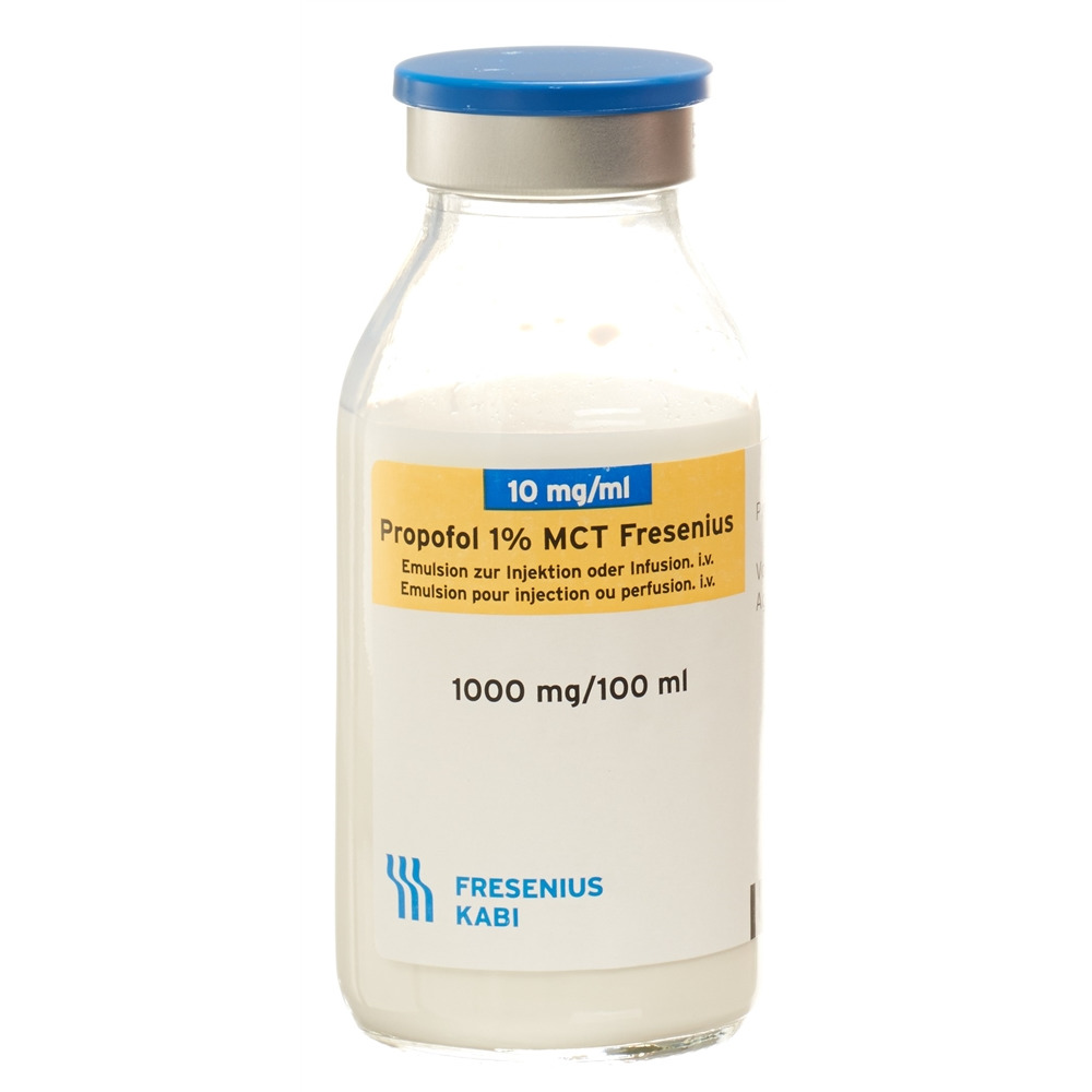 PROPOFOL 1% MCT Fresenius 1 g/100ml fl 10 pce