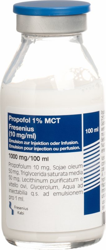 PROPOFOL 1% MCT Fresenius 1 g/100ml fl 10 pce