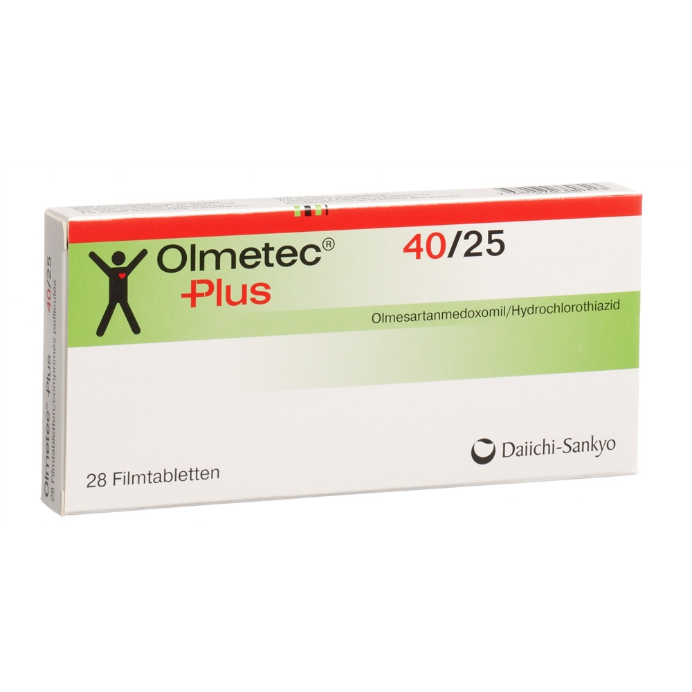 Olmetec Plus 40/25, Filmtabletten