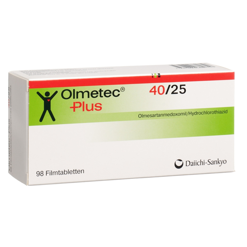 Olmetec Plus 40/25, Filmtabletten