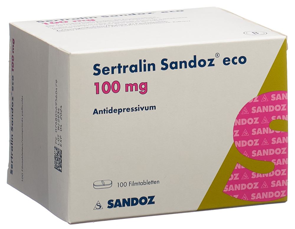 SERTRALIN Mepha cpr pell 100 mg 100 pce