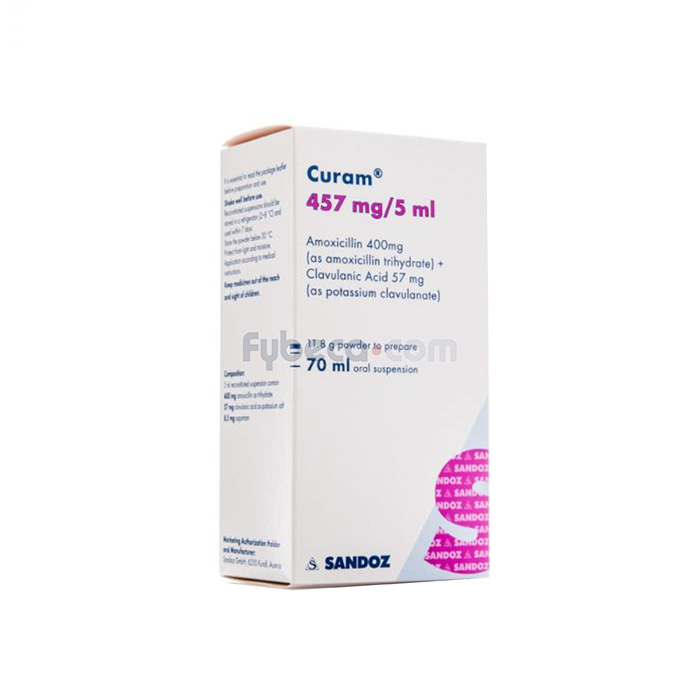 Co-Amoxicillin Sandoz 457, Pulver zur Herstellung einer Suspension zum Einnehmen