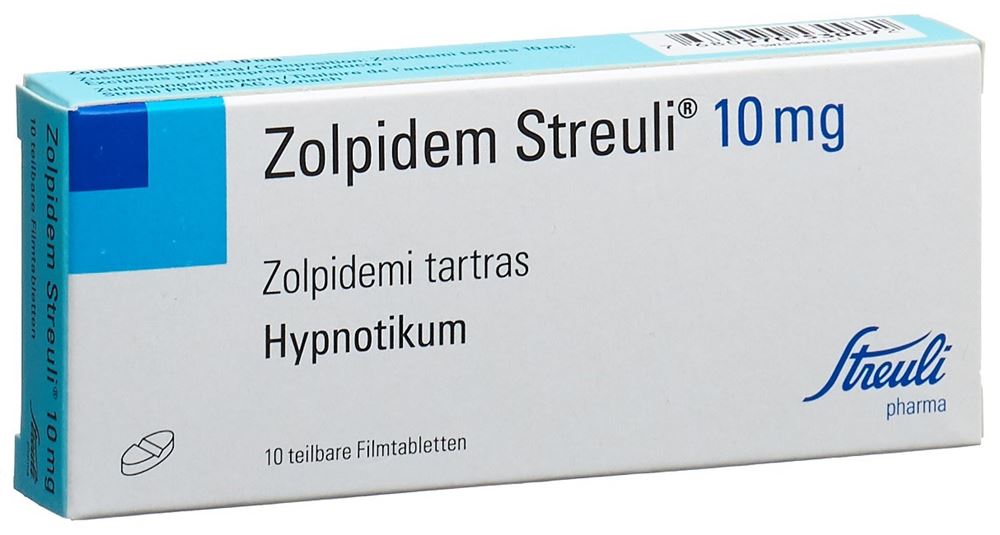 ZOLPIDEM Streuli cpr pell 10 mg 10 pce