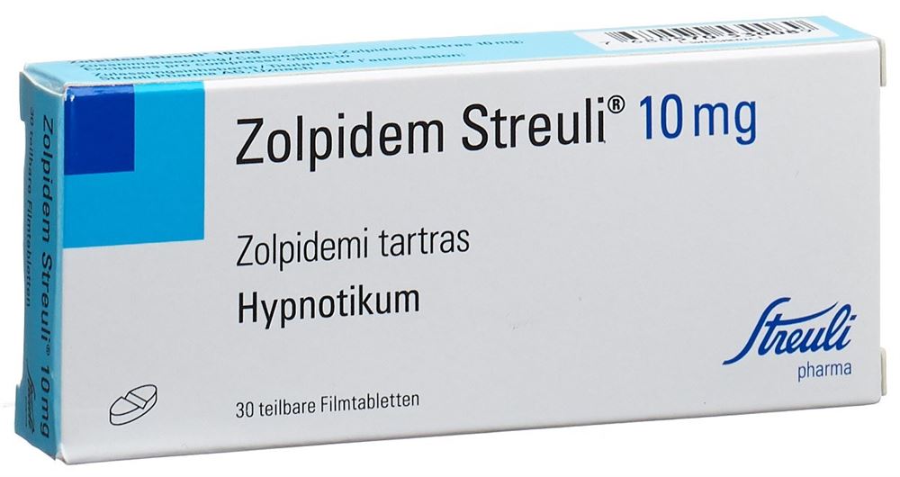 ZOLPIDEM Streuli cpr pell 10 mg 30 pce