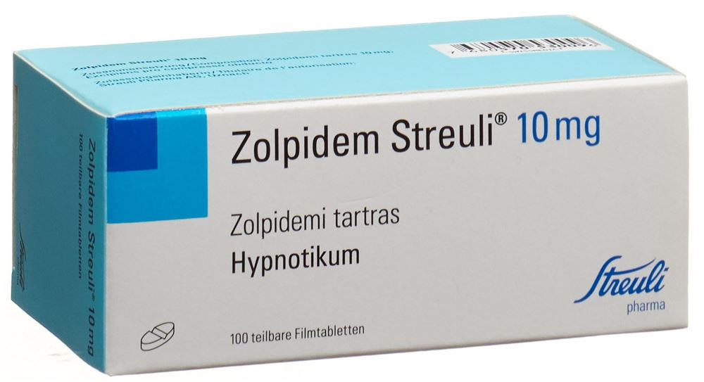 ZOLPIDEM Streuli cpr pell 10 mg 100 pce