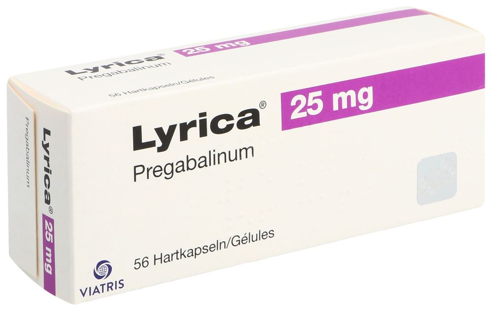 LYRICA caps 25 mg 56 pce