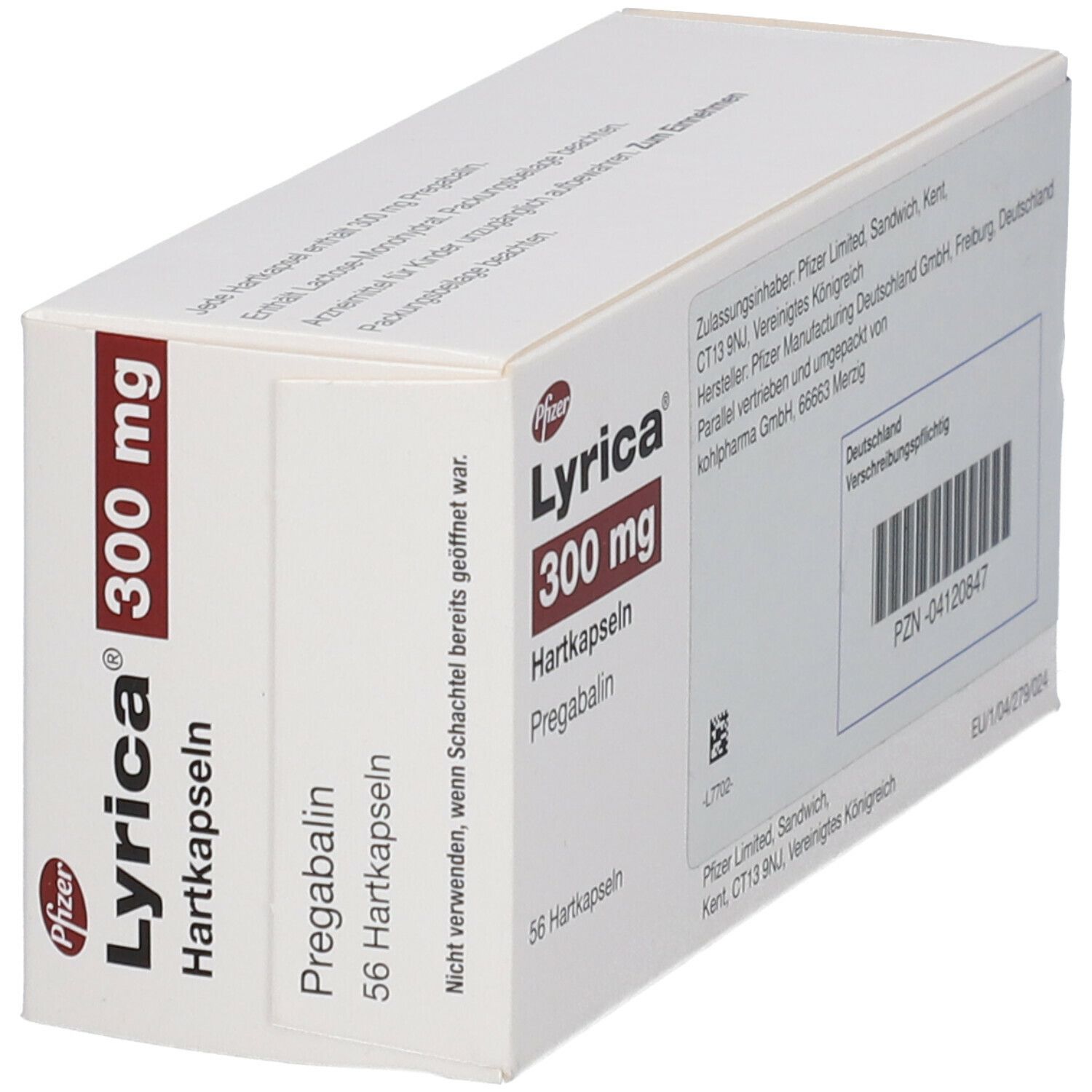 Lyrica 300 mg, Hartkapseln