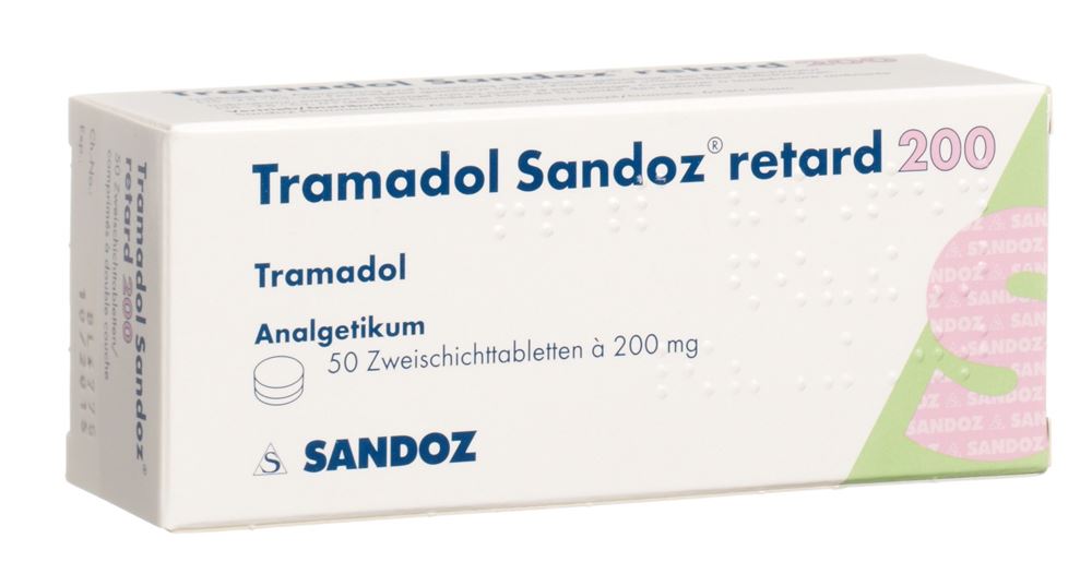 TRAMADOL Sandoz cpr ret 200 mg 50 pce
