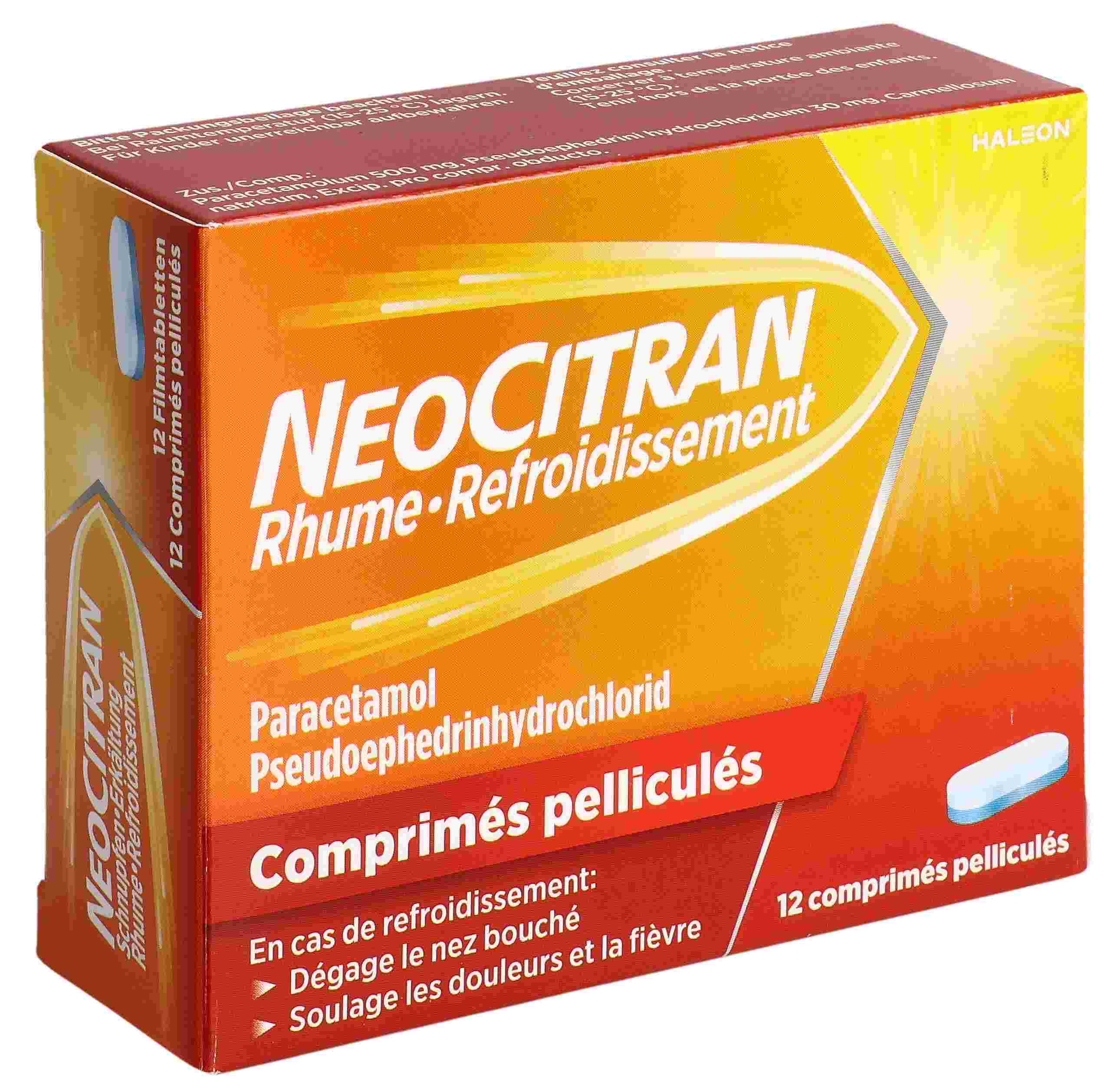 NEOCITRAN Rhume/Refroidissement cpr pell 12 pce
