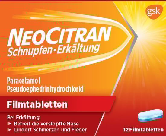 NeoCitran Schnupfen/Erkältung, Filmtabletten