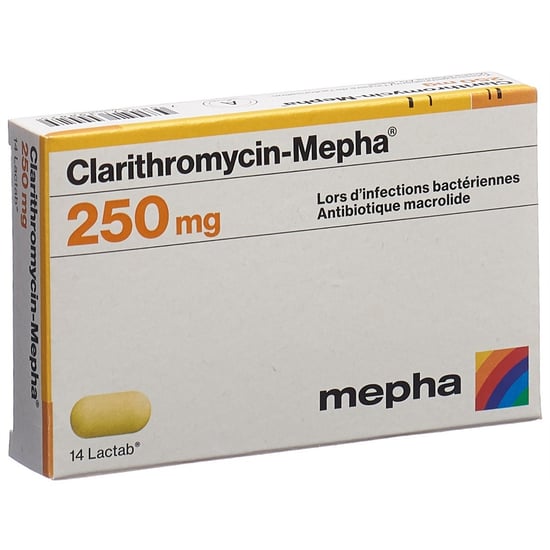 Clarithromycin-Mepha 250, Lactab