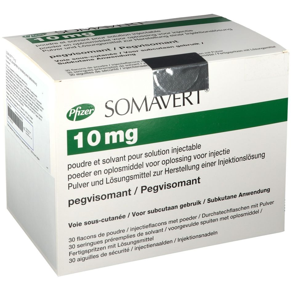 Somavert 10 mg, Pulver und Lösungsmittel zur Herstellung einer Injektionslösung