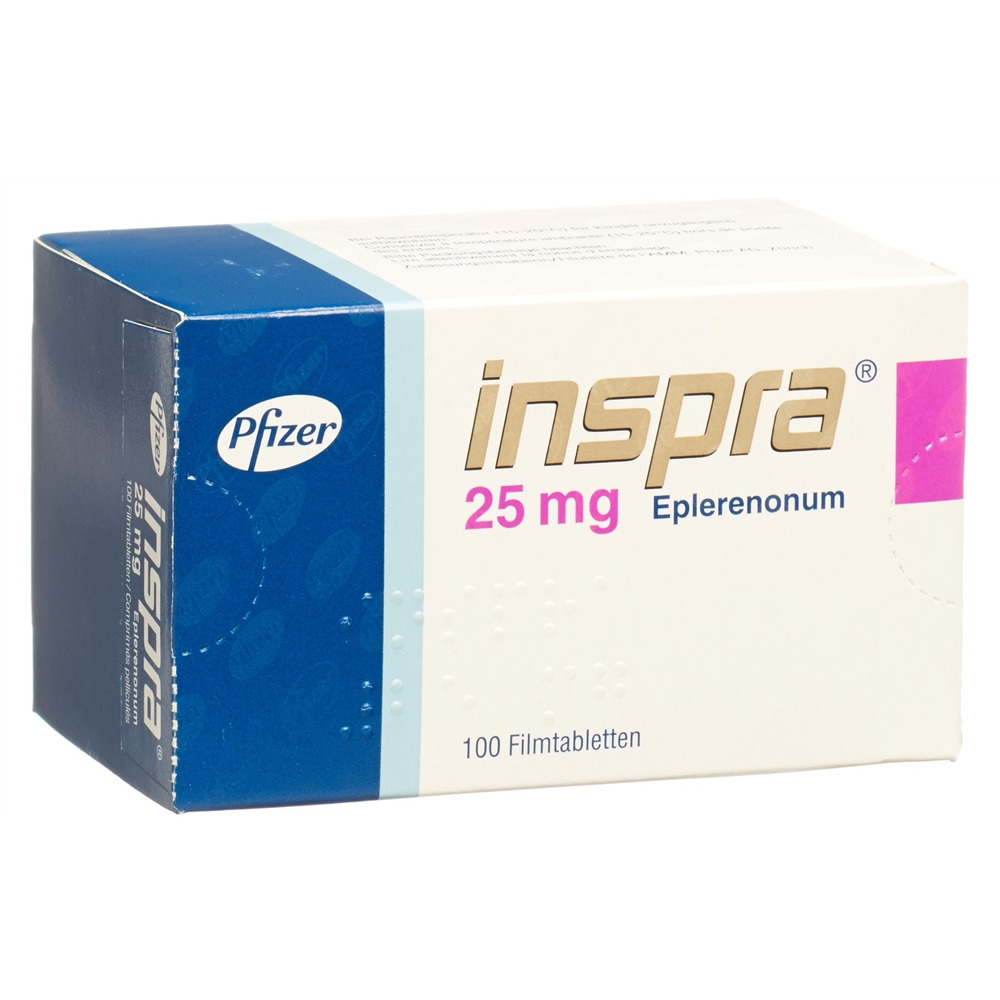 INSPRA cpr pell 25 mg 100 pce