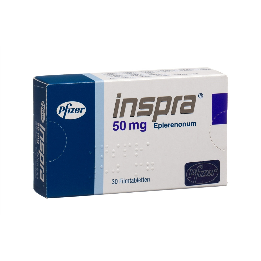 Inspra 50 mg, Filmtabletten