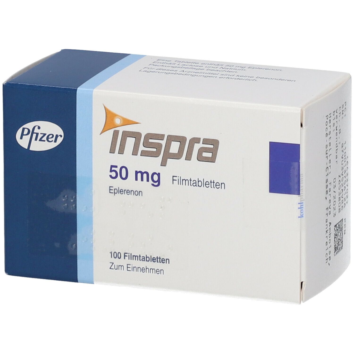 Inspra 50 mg, Filmtabletten