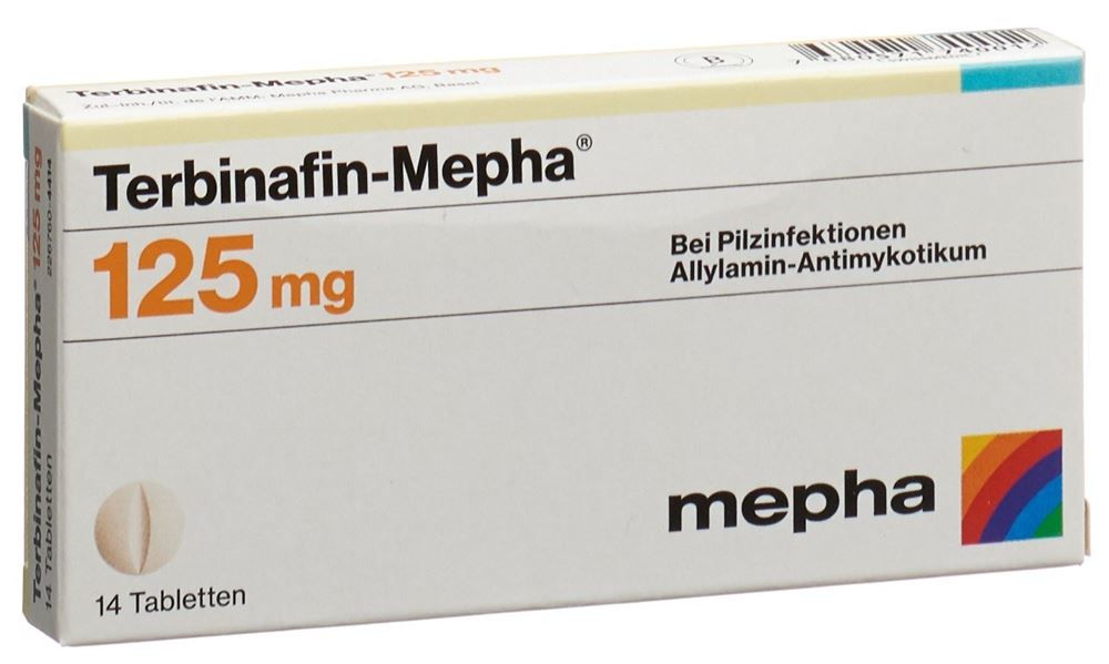 TERBINAFIN Mepha cpr 125 mg 14 pce