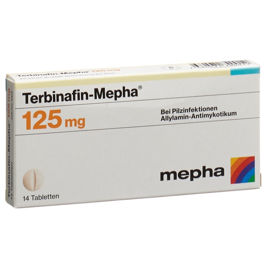 TERBINAFIN Mepha cpr 125 mg 14 pce