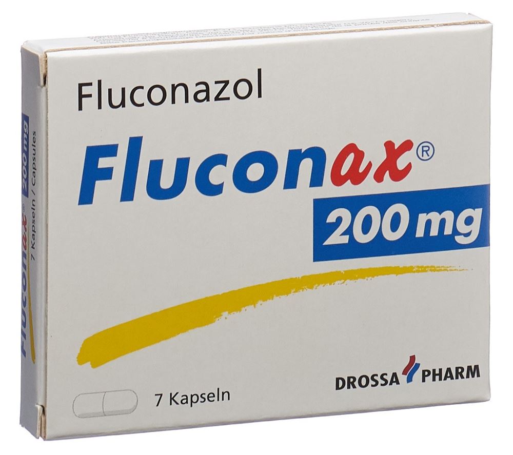 FLUCONAX caps 200 mg 7 pce