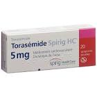 Torasémide Spirig HC, cpr 5 mg , 20 pce