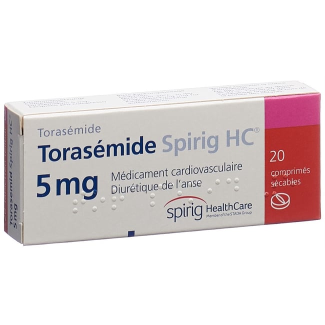 Torasémide Spirig HC, cpr 5 mg , 100 pce