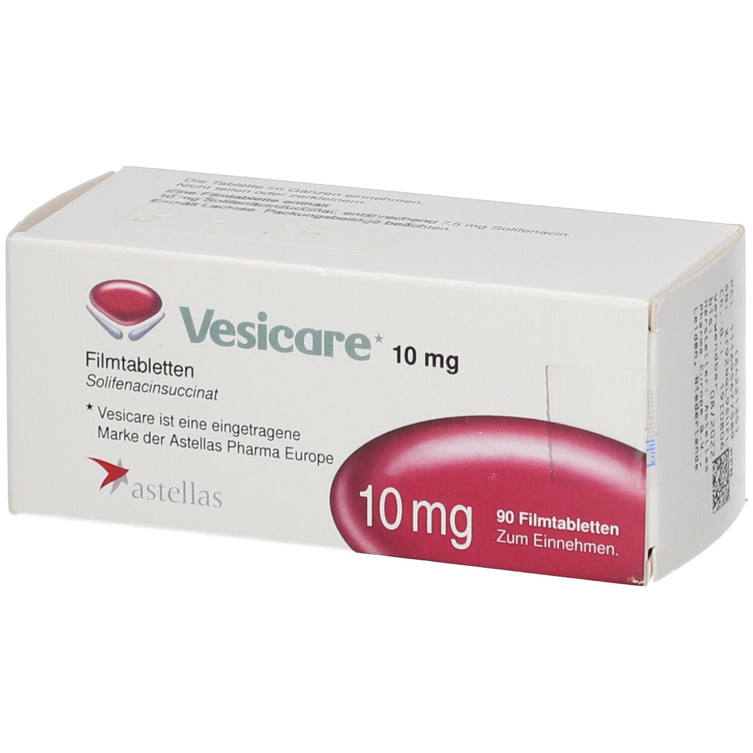 Vesicare 10 mg, Filmtabletten