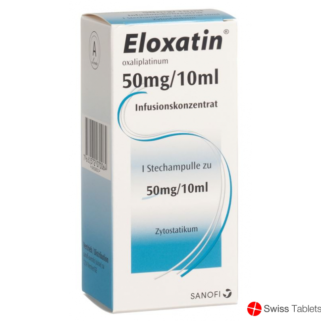 Eloxatine 50 mg/10 ml, solution à diluer pour perfusion