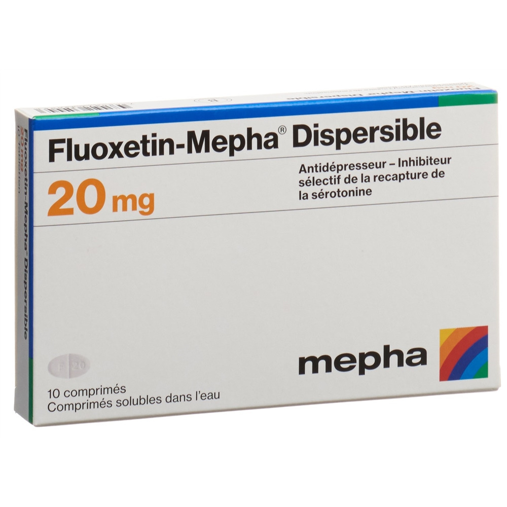FLUOXETIN Mepha Dispersible cpr 20 mg 10 pce