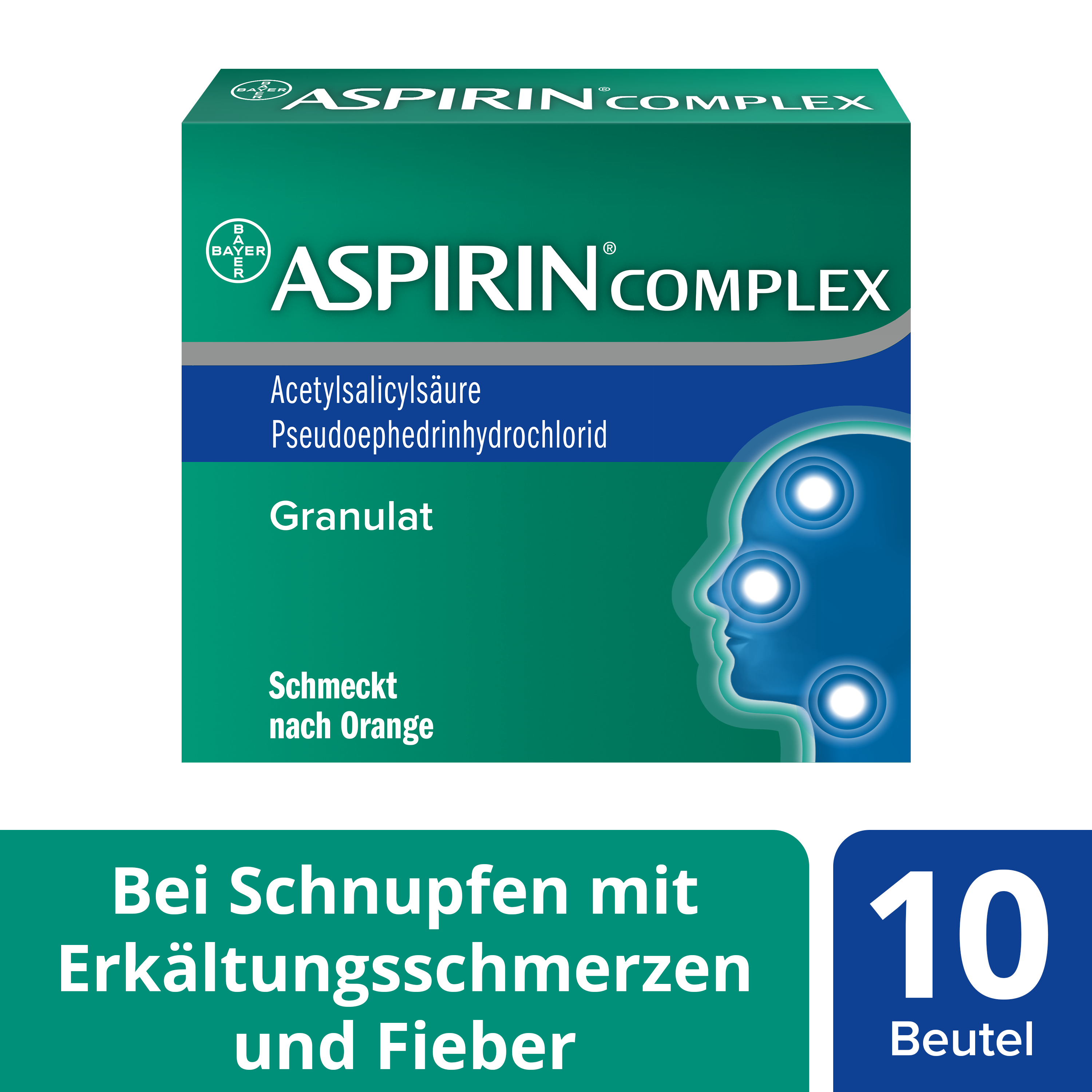 ASPIRINE Complexe gran sach 10 pce