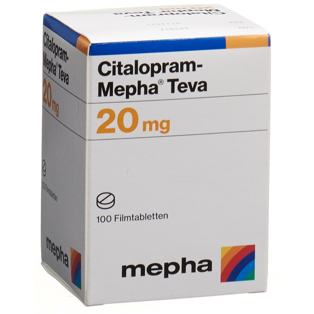 Citalopram-Mepha Teva 20 mg, Filmtabletten
