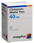 CITALOPRAM Mepha Teva cpr pell 20 mg bte 28 pce