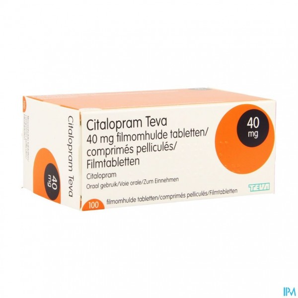 CITALOPRAM Mepha Teva cpr pell 40 mg bte 28 pce