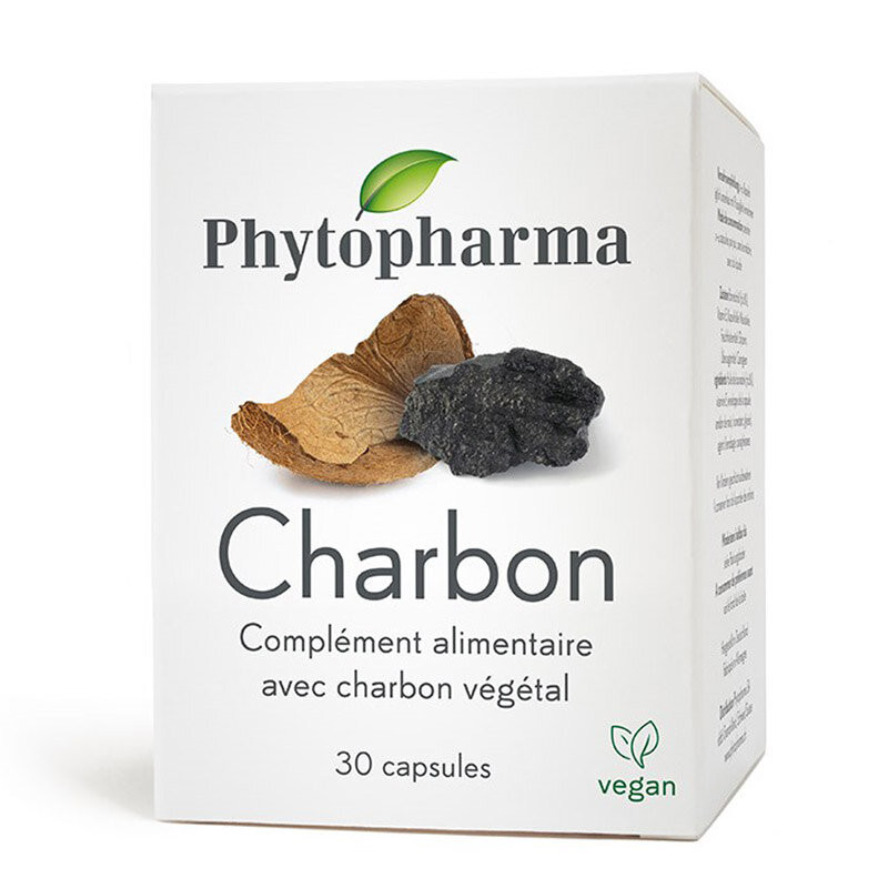 Phytopharma Charbon végétal, gélules