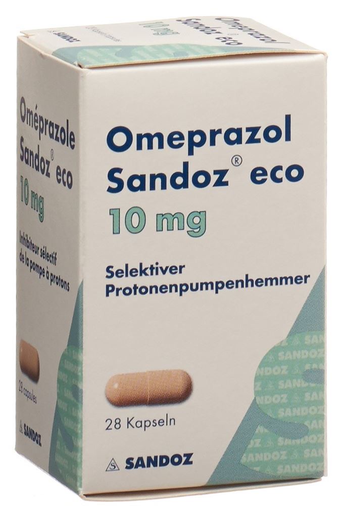 OMEPRAZOLE Sandoz eco caps 10 mg bte 28 pce