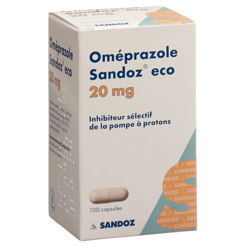 Omeprazol Sandoz eco 20 mg, Kapseln