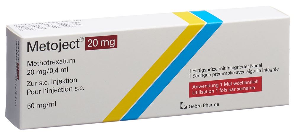 METOJECT sol inj 20 mg/0.4ml ser pré