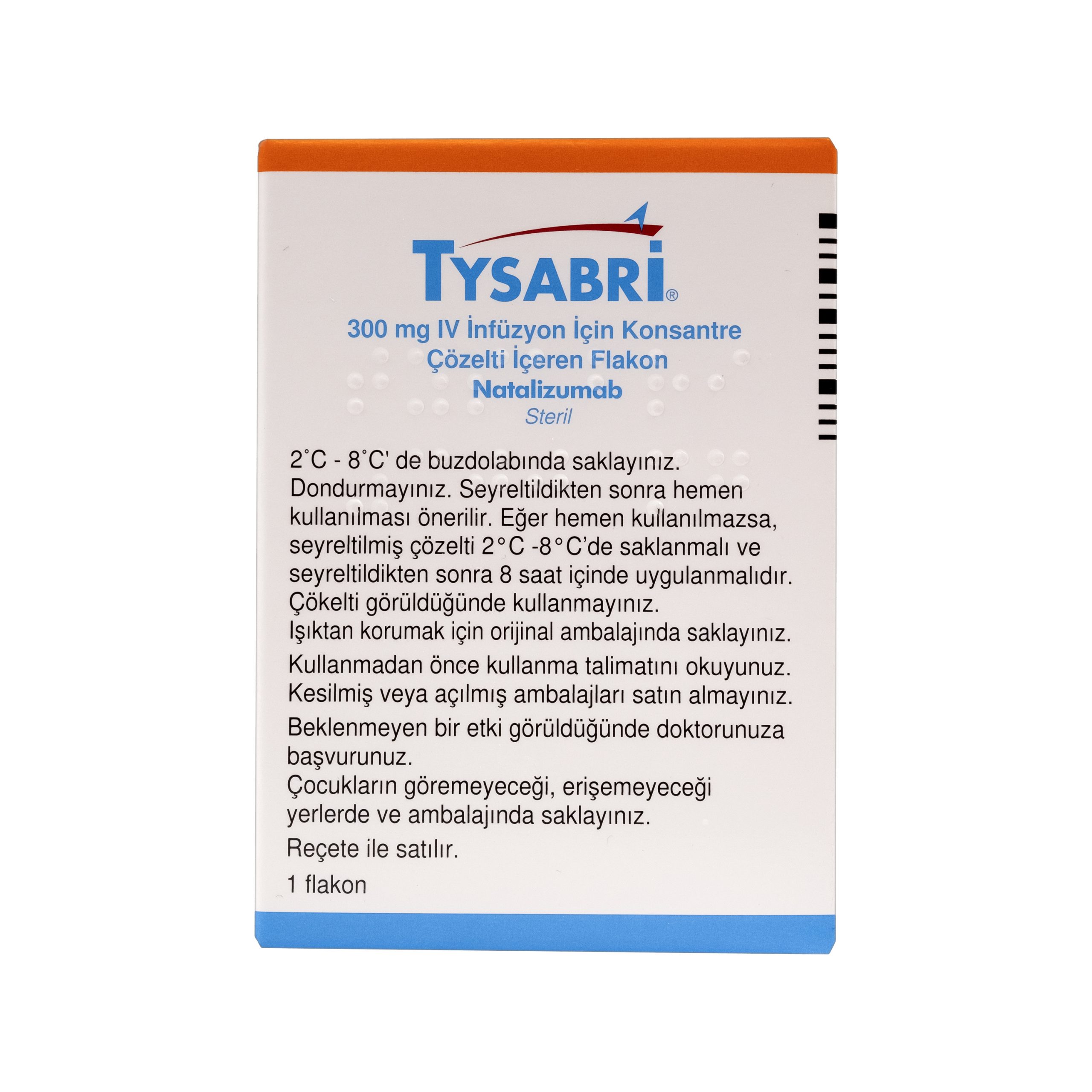 Tysabri 300 mg, Konzentrat zur Herstellung einer Infusionslösung