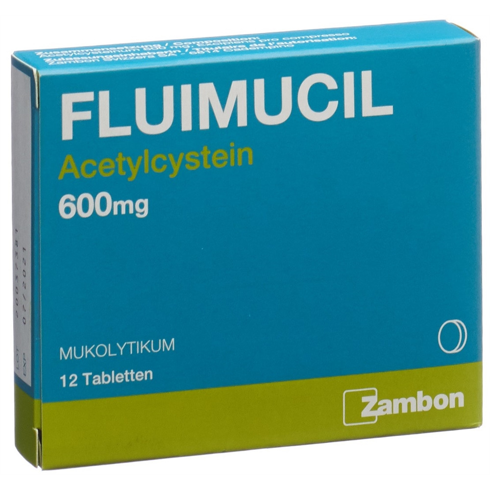 FLUIMUCIL cpr 600 mg (D) 12 pce