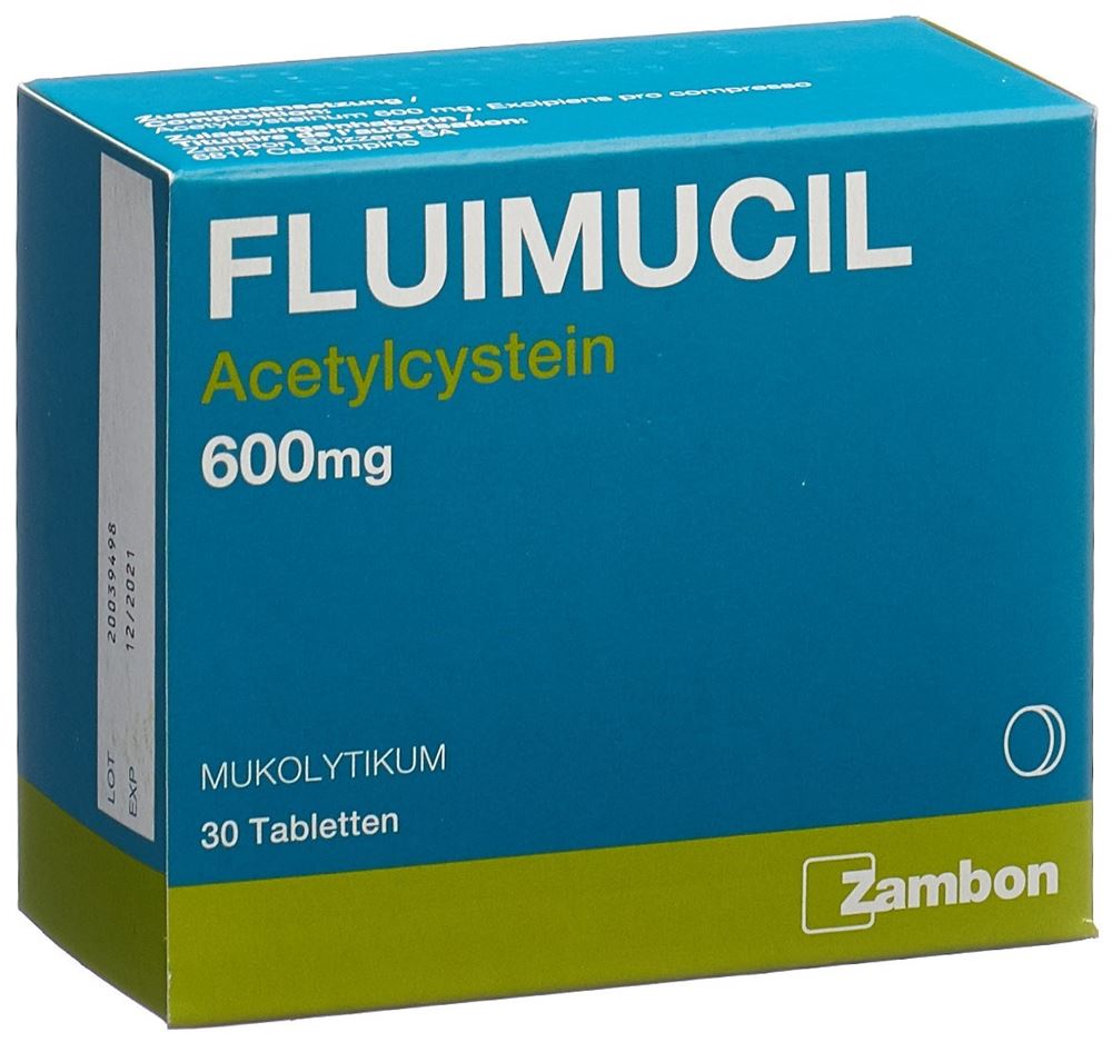 FLUIMUCIL cpr 600 mg 30 pce